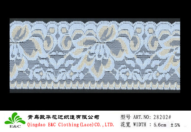 elastic lace 28202 with sheen