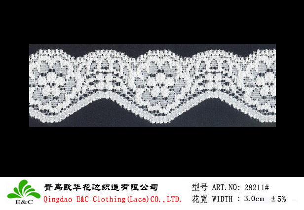 scallop edges trimming lace 28211