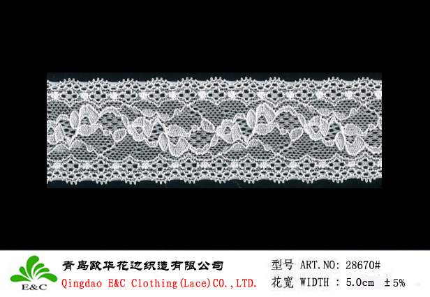 custom color trimming lace 28670