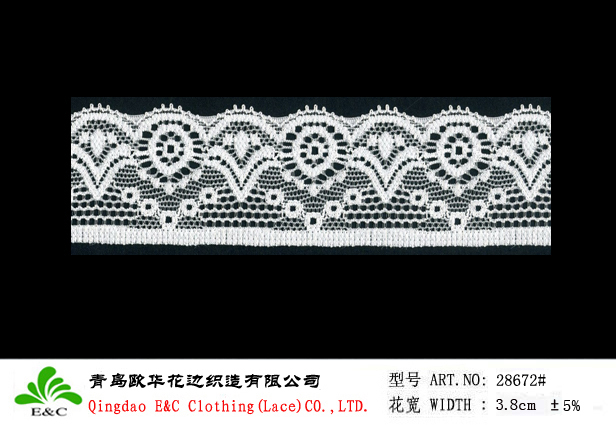 Eco-friendly elastic lace 28672