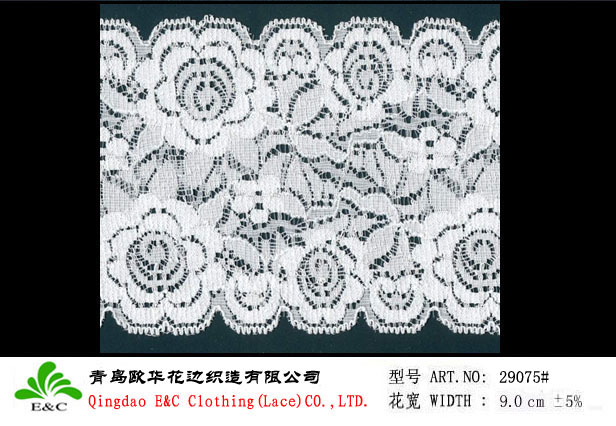 eco-friendly floral lace 29075