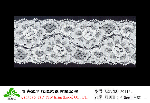 eco-friendly DTM lace 29112