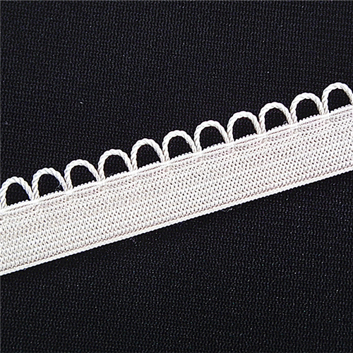 Plush Back Picot Edge Novelty Elastic EK1522-14